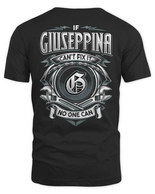 GIUSEPPINA AP81-K4-626 - Personalized Ahmed Quote Apparel “If Ahmed Can't Fix It, No One Can” - Unisex Standard T-Shirt - Black
