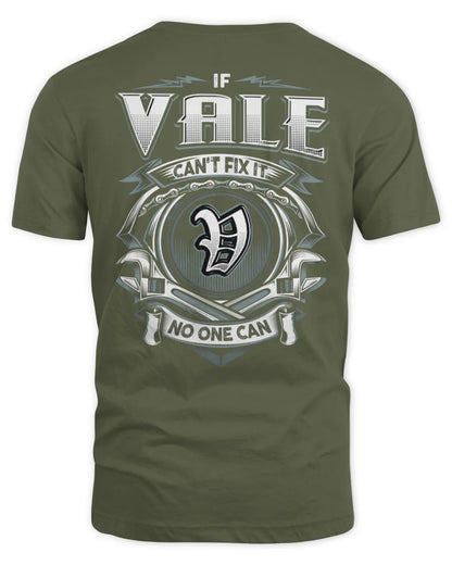 VALE AP81-K4-626 - Personalized Ahmed Quote Apparel “If Ahmed Can't Fix It, No One Can” - Unisex Standard T-Shirt - Military Green