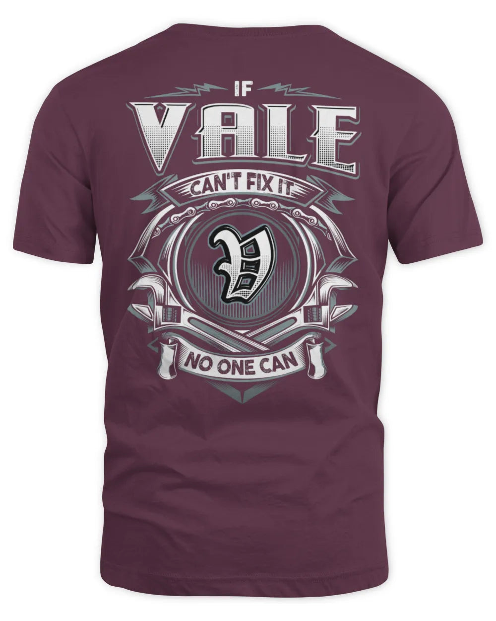 VALE AP81-K4-626 - Personalized Ahmed Quote Apparel “If Ahmed Can't Fix It, No One Can” - Unisex Standard T-Shirt - Maroon