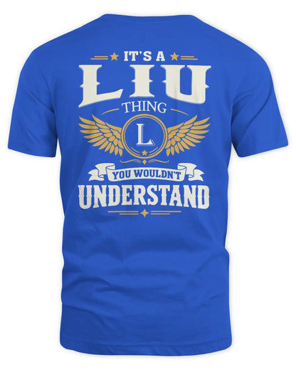 LIU KT06-M008 It’s a [NAME] Thing – You Wouldn’t Understand | Personalized Vintage T-Shirt - Unisex Standard T-Shirt - Royal