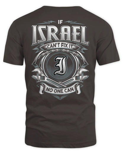 ISRAEL AP81-K4-626 - Personalized Ahmed Quote Apparel “If Ahmed Can't Fix It, No One Can” - Unisex Standard T-Shirt - Dark Chocolate