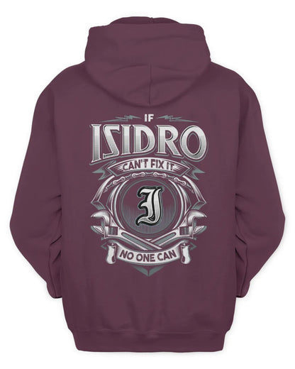 ISIDRO AP81-K4-626 - Personalized Ahmed Quote Apparel “If Ahmed Can't Fix It, No One Can” - Unisex Hoodie - Maroon