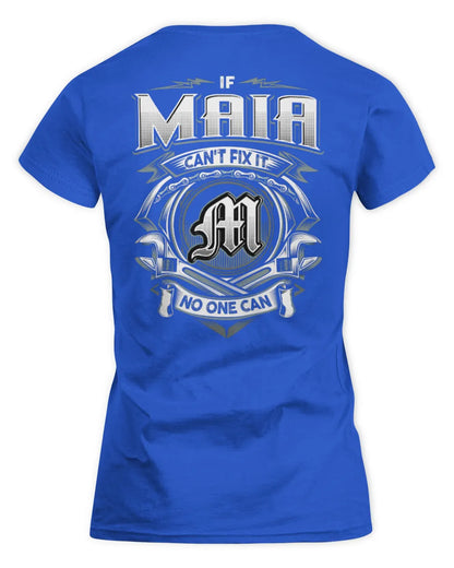 MAIA AP81-K4-626 - Personalized Ahmed Quote Apparel “If Ahmed Can't Fix It, No One Can” - Women's Standard T-Shirt - Royal