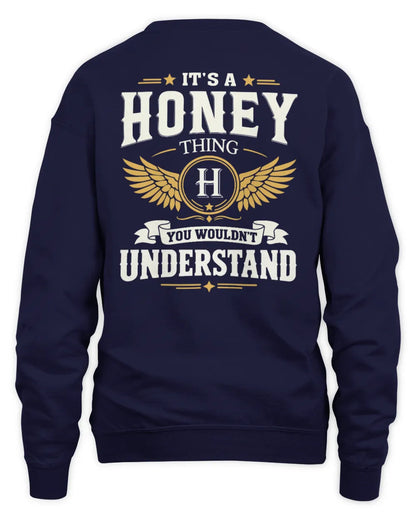 HONEY KT06-M008 It’s a [NAME] Thing – You Wouldn’t Understand | Personalized Vintage T-Shirt - Unisex Sweatshirt - Navy