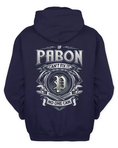 PABON AP81-K4-626 - Personalized Ahmed Quote Apparel “If Ahmed Can't Fix It, No One Can” - Unisex Hoodie - Navy