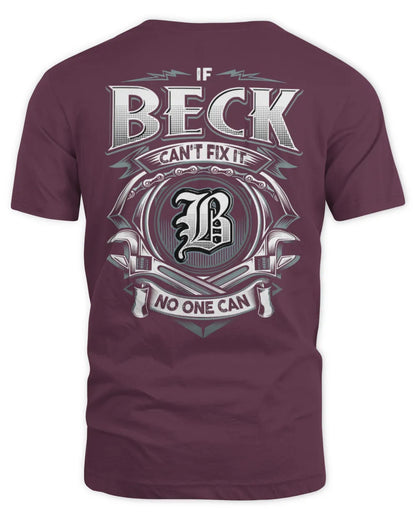 BECK AP81-K4-626 - Personalized Ahmed Quote Apparel “If Ahmed Can't Fix It, No One Can” - Unisex Standard T-Shirt - Maroon