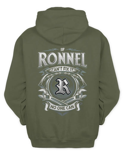 RONNEL AP81-K4-626 - Personalized Ahmed Quote Apparel “If Ahmed Can't Fix It, No One Can” - Unisex Hoodie - Military Green