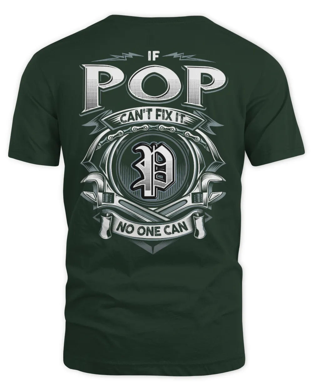 POP AP81-K4-626 - Personalized Ahmed Quote Apparel “If Ahmed Can't Fix It, No One Can” - Unisex Standard T-Shirt - Forest Green