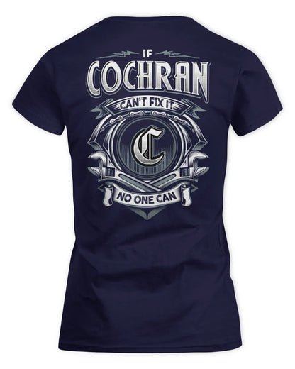 COCHRAN AP81-K4-626 - Personalized Ahmed Quote Apparel “If Ahmed Can't Fix It, No One Can” - Women's Standard T-Shirt - Navy