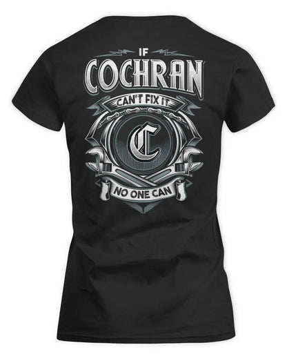 COCHRAN AP81-K4-626 - Personalized Ahmed Quote Apparel “If Ahmed Can't Fix It, No One Can” - Women's Standard T-Shirt - Black