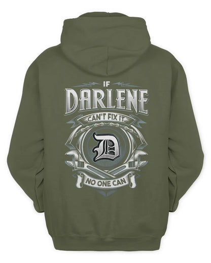 DARLENE AP81-K4-626 - Personalized Ahmed Quote Apparel “If Ahmed Can't Fix It, No One Can” - Unisex Hoodie - Military Green