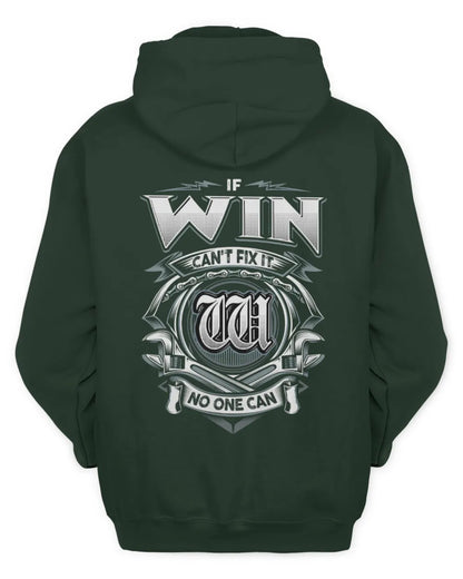 WIN AP81-K4-626 - Personalized Ahmed Quote Apparel “If Ahmed Can't Fix It, No One Can” - Unisex Hoodie - Forest Green