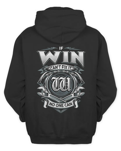 WIN AP81-K4-626 - Personalized Ahmed Quote Apparel “If Ahmed Can't Fix It, No One Can” - Unisex Hoodie - Black