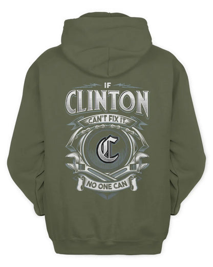CLINTON AP81-K4-626 - Personalized Ahmed Quote Apparel “If Ahmed Can't Fix It, No One Can” - Unisex Hoodie - Military Green