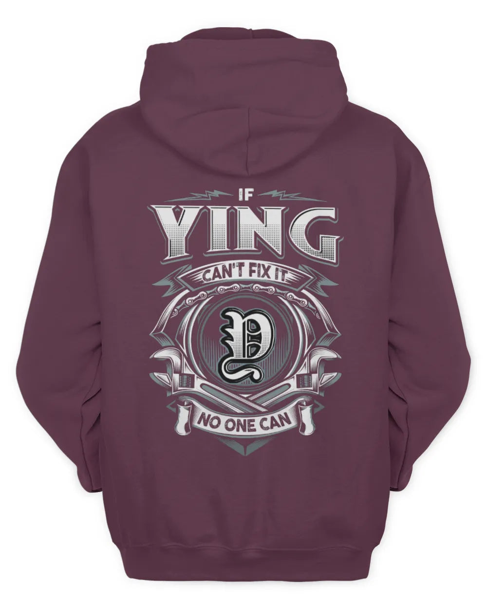 YING AP81-K4-626 - Personalized Ahmed Quote Apparel “If Ahmed Can't Fix It, No One Can” - Unisex Hoodie - Maroon