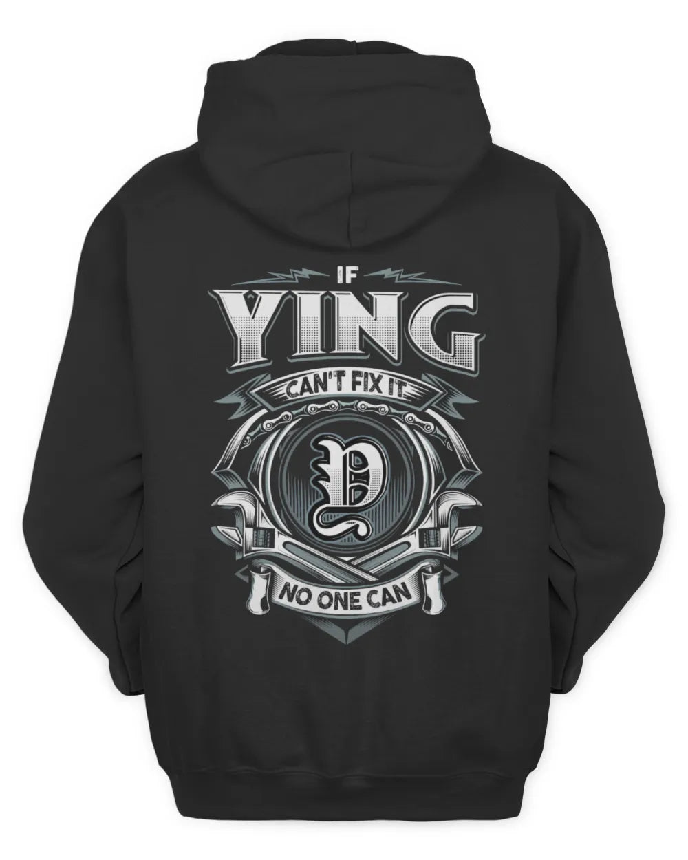 YING AP81-K4-626 - Personalized Ahmed Quote Apparel “If Ahmed Can't Fix It, No One Can” - Unisex Hoodie - Black