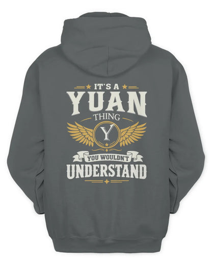 YUAN KT06-M008 It’s a [NAME] Thing – You Wouldn’t Understand | Personalized Vintage T-Shirt - Unisex Hoodie - Charcoal