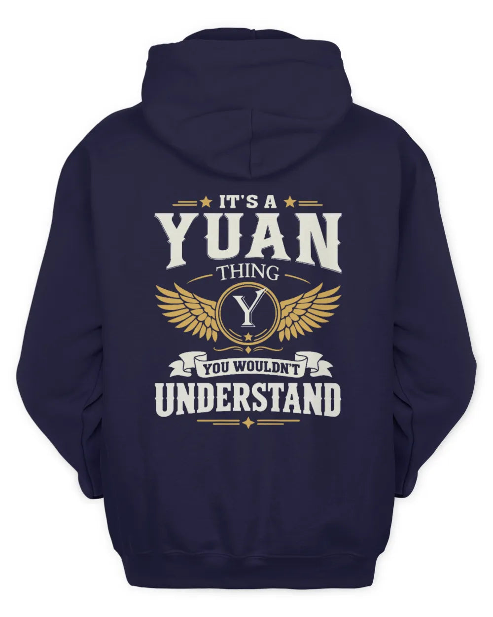YUAN KT06-M008 It’s a [NAME] Thing – You Wouldn’t Understand | Personalized Vintage T-Shirt - Unisex Hoodie - Navy