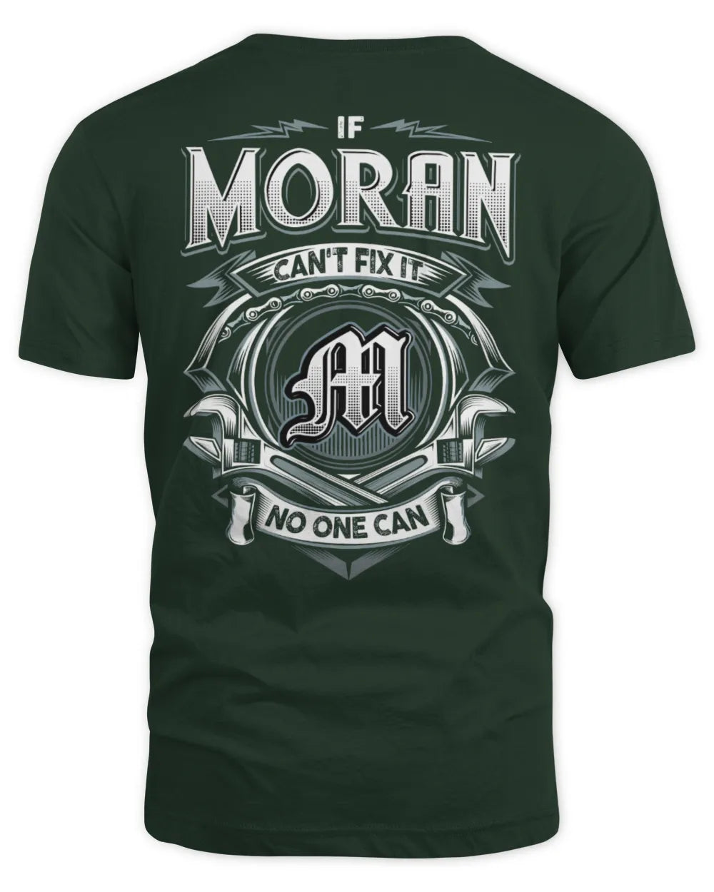 MORAN AP81-K4-626 - Personalized Ahmed Quote Apparel “If Ahmed Can't Fix It, No One Can” - Unisex Standard T-Shirt - Forest Green