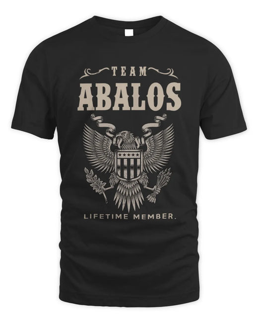 ABALOS TP06-K82 – Personalized Classic Style Apparel “Team NAME Lifetime Member”