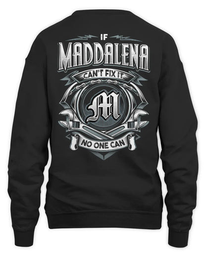 MADDALENA AP81-K4-626 - Personalized Ahmed Quote Apparel “If Ahmed Can't Fix It, No One Can” - Unisex Sweatshirt - Black