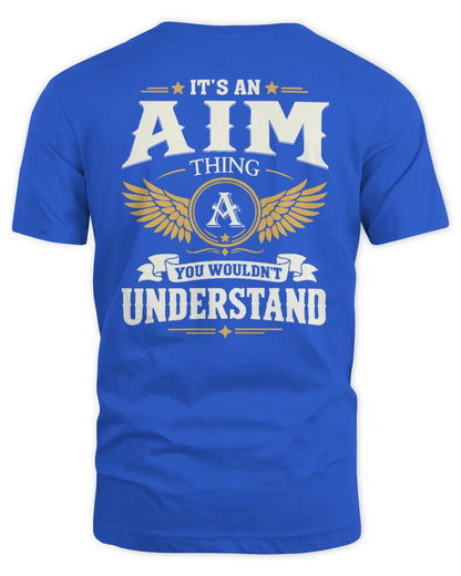 AIM KT06-M008 It’s a [NAME] Thing – You Wouldn’t Understand | Personalized Vintage T-Shirt - Unisex Standard T-Shirt - Royal