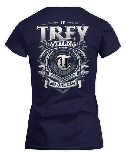 TREY AP81-K4-626 - Personalized Ahmed Quote Apparel “If Ahmed Can't Fix It, No One Can” - Women's Standard T-Shirt - Navy