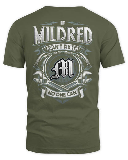MILDRED AP81-K4-626 - Personalized Ahmed Quote Apparel “If Ahmed Can't Fix It, No One Can” - Unisex Standard T-Shirt - Military Green