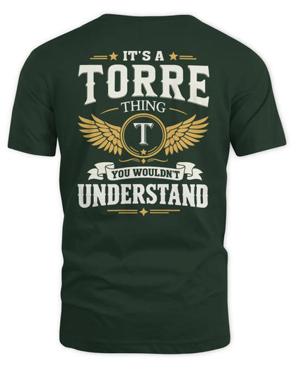 TORRE KT06-M008 It’s a [NAME] Thing – You Wouldn’t Understand | Personalized Vintage T-Shirt - Unisex Standard T-Shirt - Forest Green