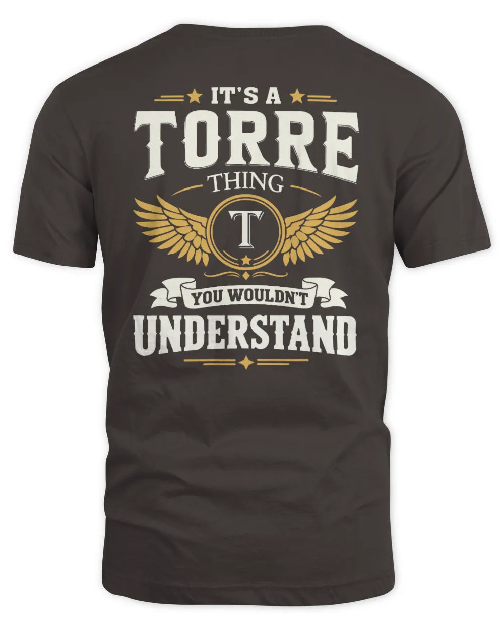 TORRE KT06-M008 It’s a [NAME] Thing – You Wouldn’t Understand | Personalized Vintage T-Shirt - Unisex Standard T-Shirt - Dark Chocolate