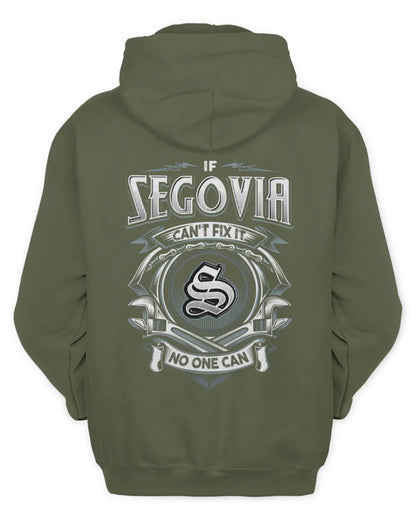 SEGOVIA AP81-K4-626 - Personalized Ahmed Quote Apparel “If Ahmed Can't Fix It, No One Can” - Unisex Hoodie - Military Green