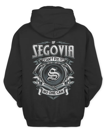 SEGOVIA AP81-K4-626 - Personalized Ahmed Quote Apparel “If Ahmed Can't Fix It, No One Can” - Unisex Hoodie - Black