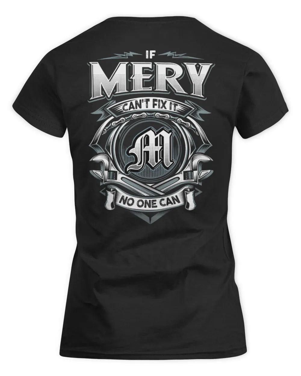 MERY AP81-K4-626 - Personalized Ahmed Quote Apparel “If Ahmed Can't Fix It, No One Can” - Women's Standard T-Shirt - Black