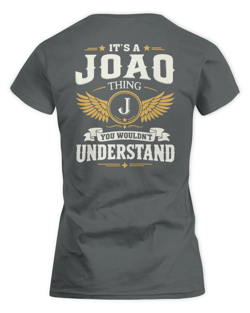 JOAO KT06-M008 It’s a [NAME] Thing – You Wouldn’t Understand | Personalized Vintage T-Shirt - Women's Standard T-Shirt - Charcoal