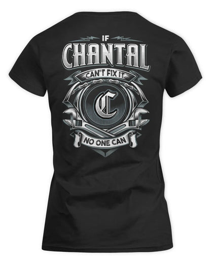 CHANTAL AP81-K4-626 - Personalized Ahmed Quote Apparel “If Ahmed Can't Fix It, No One Can” - Women's Standard T-Shirt - Black