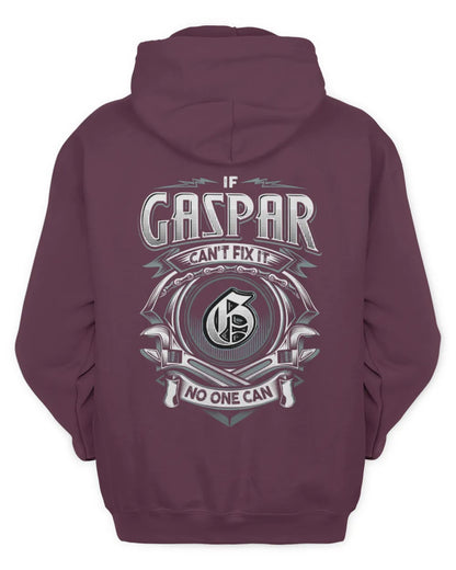 GASPAR AP81-K4-626 - Personalized Ahmed Quote Apparel “If Ahmed Can't Fix It, No One Can” - Unisex Hoodie - Maroon
