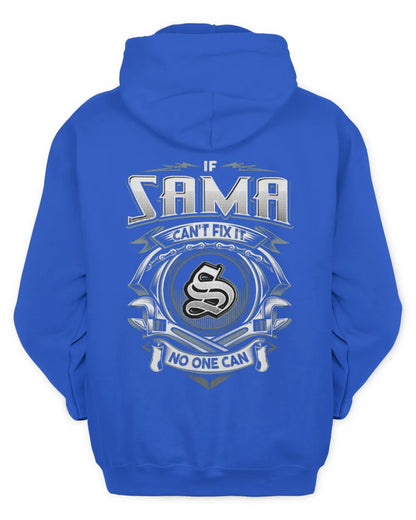 SAMA AP81-K4-626 - Personalized Ahmed Quote Apparel “If Ahmed Can't Fix It, No One Can” - Unisex Hoodie - Royal