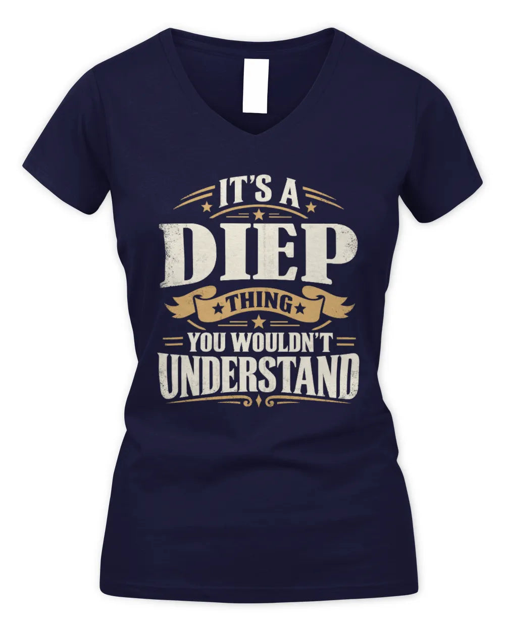 DIEP P08 TH51 - Personalized “It’s a/an [NAME] Thing – You Wouldn’t Understand” Shirt - Women's V-Neck T-Shirt - Navy