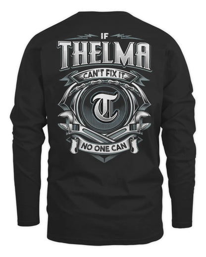 THELMA AP81-K4-626 - Personalized Ahmed Quote Apparel “If Ahmed Can't Fix It, No One Can” - Men's Long Sleeved T-Shirt - Black
