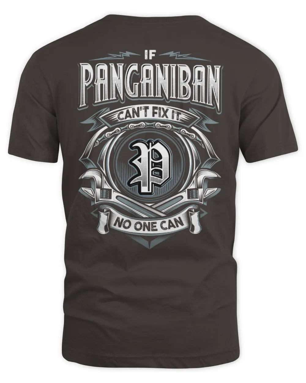 PANGANIBAN AP81-K4-626 - Personalized Ahmed Quote Apparel “If Ahmed Can't Fix It, No One Can” - Unisex Standard T-Shirt - Dark Chocolate