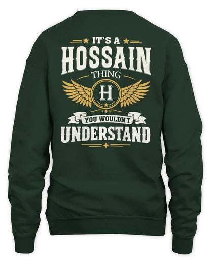 HOSSAIN KT06-M008 It’s a [NAME] Thing – You Wouldn’t Understand | Personalized Vintage T-Shirt - Unisex Sweatshirt - Forest Green
