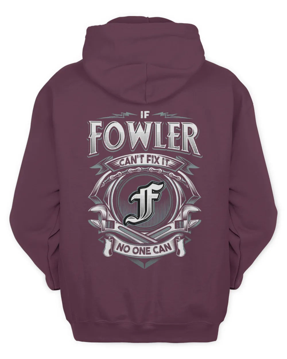 FOWLER AP81-K4-626 - Personalized Ahmed Quote Apparel “If Ahmed Can't Fix It, No One Can” - Unisex Hoodie - Maroon