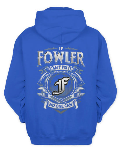 FOWLER AP81-K4-626 - Personalized Ahmed Quote Apparel “If Ahmed Can't Fix It, No One Can” - Unisex Hoodie - Royal