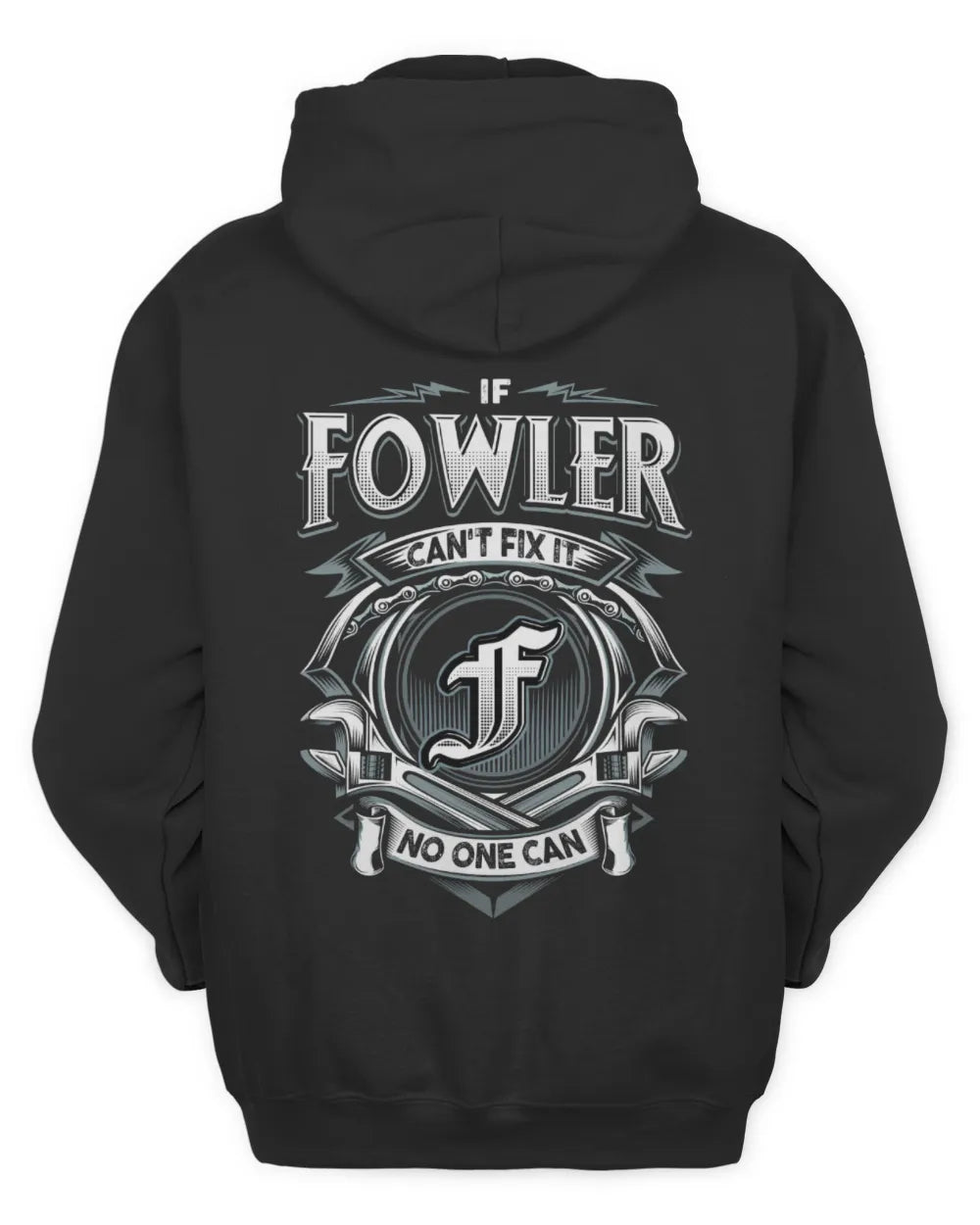 FOWLER AP81-K4-626 - Personalized Ahmed Quote Apparel “If Ahmed Can't Fix It, No One Can” - Unisex Hoodie - Black