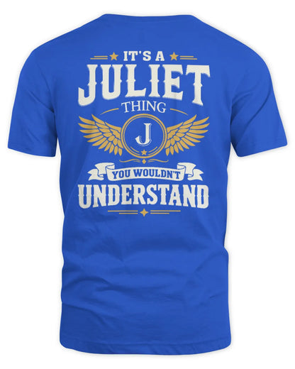 JULIET KT06-M008 It’s a [NAME] Thing – You Wouldn’t Understand | Personalized Vintage T-Shirt - Unisex Standard T-Shirt - Royal