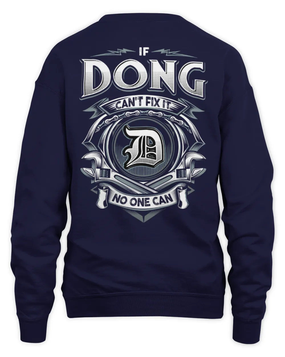 DONG AP81-K4-626 - Personalized Ahmed Quote Apparel “If Ahmed Can't Fix It, No One Can” - Unisex Sweatshirt - Navy
