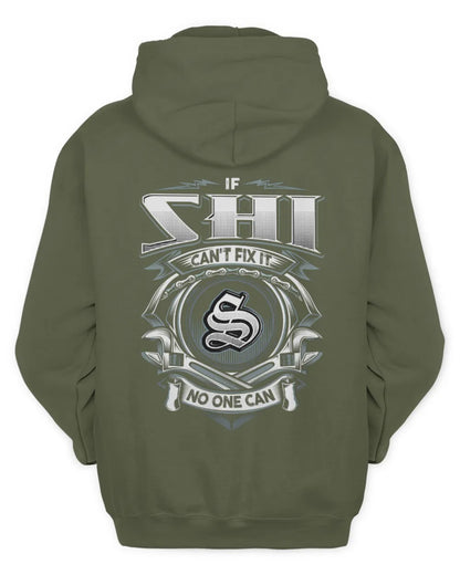 SHI AP81-K4-626 - Personalized Ahmed Quote Apparel “If Ahmed Can't Fix It, No One Can” - Unisex Hoodie - Military Green