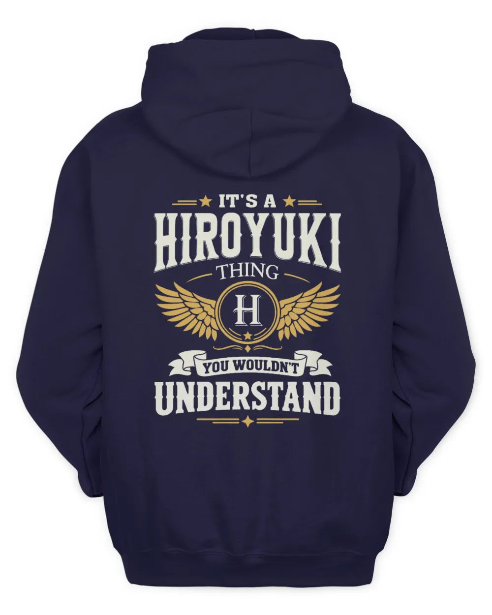 HIROYUKI KT06-M008 It’s a [NAME] Thing – You Wouldn’t Understand | Personalized Vintage T-Shirt - Unisex Hoodie - Navy