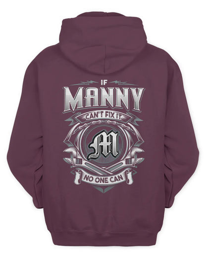 MANNY AP81-K4-626 - Personalized Ahmed Quote Apparel “If Ahmed Can't Fix It, No One Can” - Unisex Hoodie - Maroon