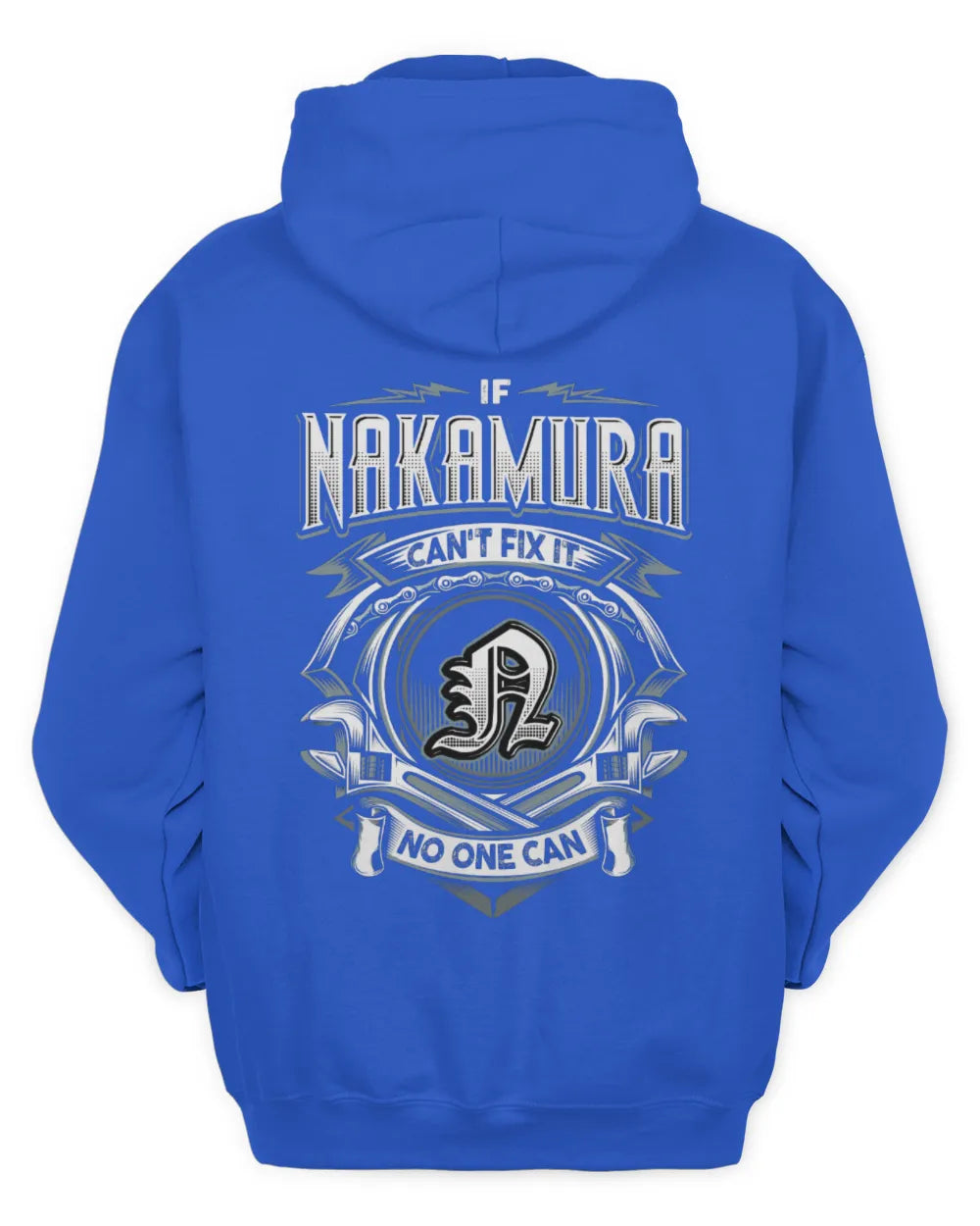 NAKAMURA AP81-K4-626 - Personalized Ahmed Quote Apparel “If Ahmed Can't Fix It, No One Can” - Unisex Hoodie - Royal